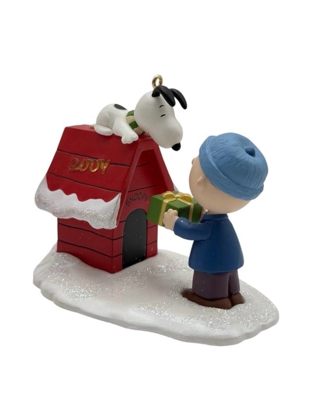2004 Merry Christmas Snoopy Peanuts Charlie Brown & Snoopy Holiday Ornament